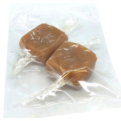 2 Piece Twist Wrapped Sea Salt Caramel Squares